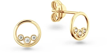 Glow Oorstekers - 14k Goudkleurig 206.0169.00