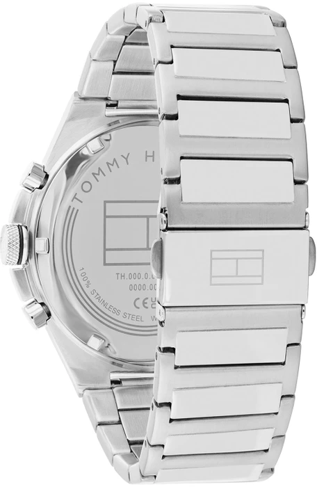 Tommy Hilfiger TH1792087 Horloge Heren Zilverkleurig 46mm Tommy Hilfiger TH1792087 Horloge Heren Zilverkleurig 46mm
