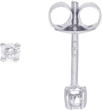 Glow Oorsteker Sol. wg 2-0.06ct Witgoud 206.3010.00