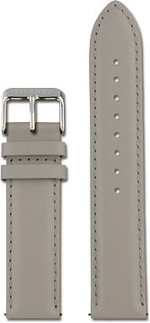 VICENSO LEATHER STRAP VIS006 GREY/SILVER 20 MM