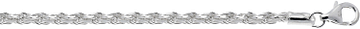 Silver Lining Schakelarmband Koord 3mm 925 104.0045.19