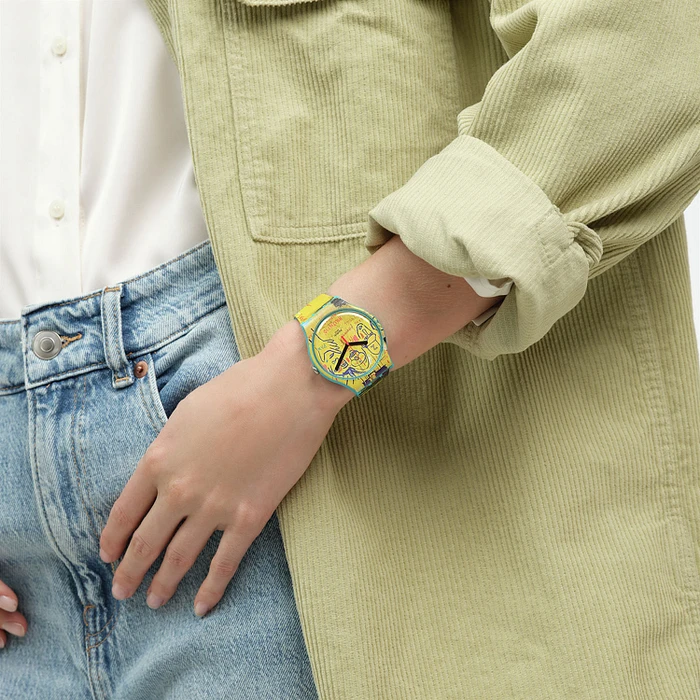 Swatch HOLLYWOOD AFRICANS BY JM BASQUIAT SUOZ354 Swatch HOLLYWOOD AFRICANS BY JM BASQUIAT SUOZ354