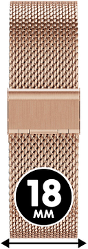 ICE WATCH Smart 023437 - Milanese - Rose-Goudkleurig 18mm band