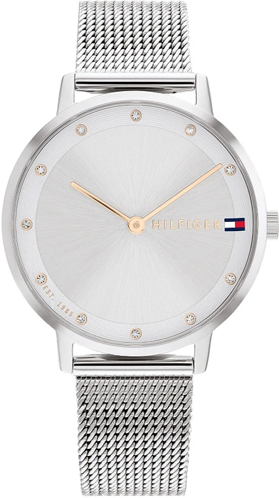 Tommy Hilfiger TH1782665 Horloge Dames Zilverkleurig 34mm Tommy Hilfiger TH1782665 Horloge Dames Zilverkleurig 34mm