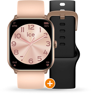 Ice Watch ICE smart IW022250 horloge One nude black 38mm + extra zwarte band