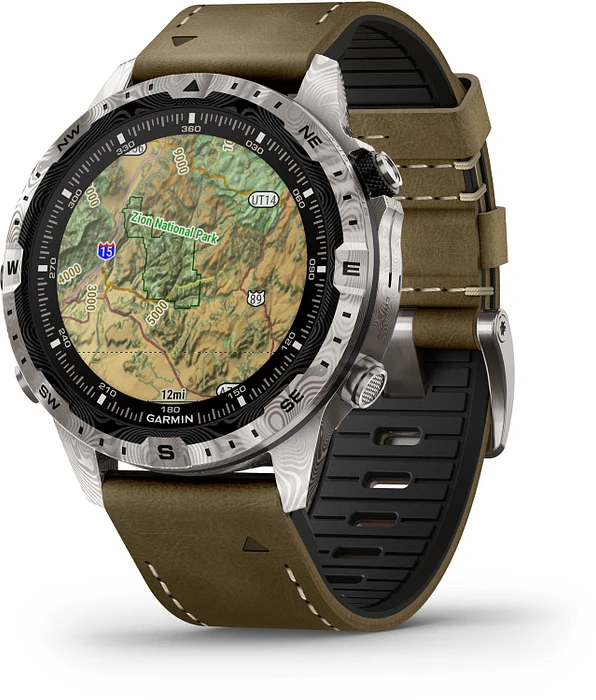 Garmin MARQ Adventurer (Gen 2) - Damascus Steel Edition 010-03393-31 Garmin MARQ Adventurer (Gen 2) - Damascus Steel Edition 010-03393-31